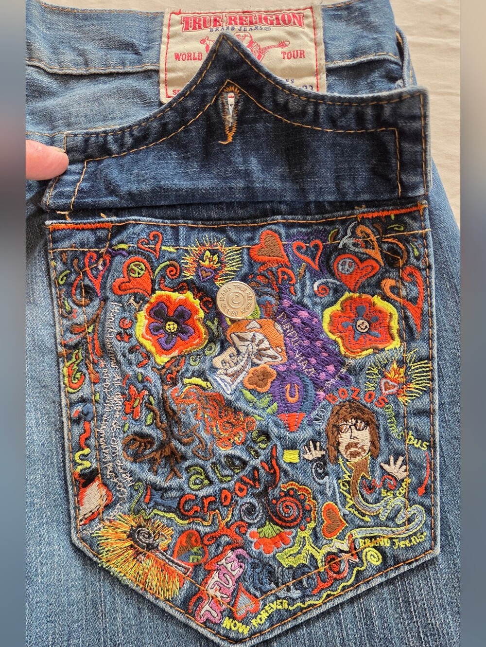 True Religion Blue Jeans
